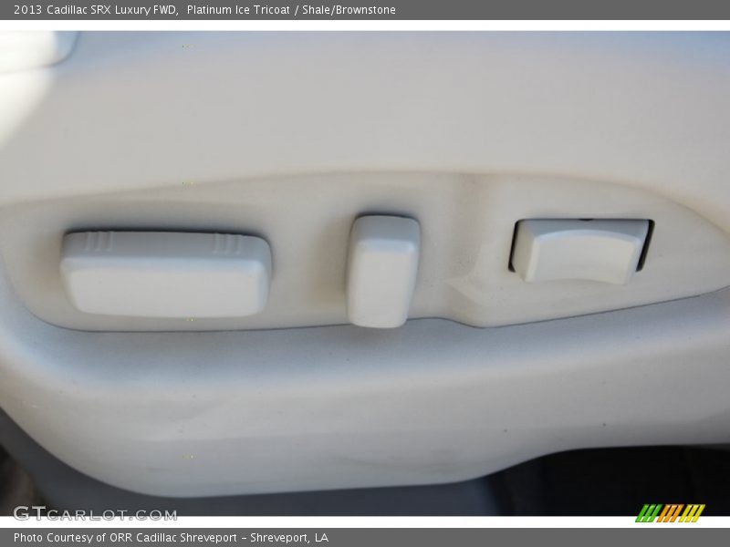 Platinum Ice Tricoat / Shale/Brownstone 2013 Cadillac SRX Luxury FWD