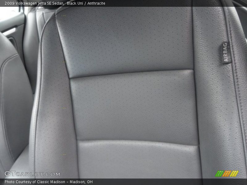 Black Uni / Anthracite 2009 Volkswagen Jetta SE Sedan