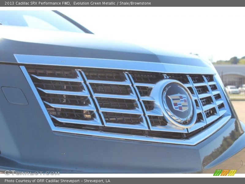 Evolution Green Metallic / Shale/Brownstone 2013 Cadillac SRX Performance FWD
