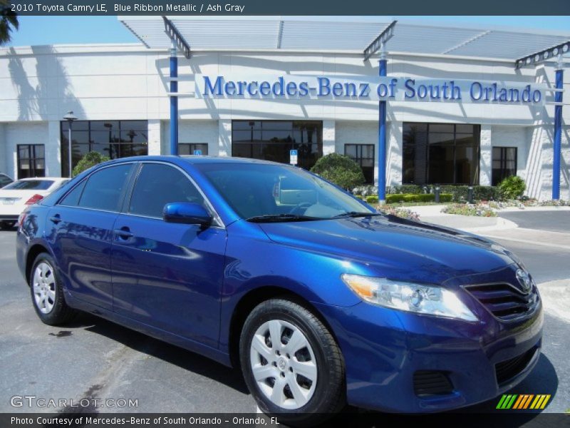 Blue Ribbon Metallic / Ash Gray 2010 Toyota Camry LE