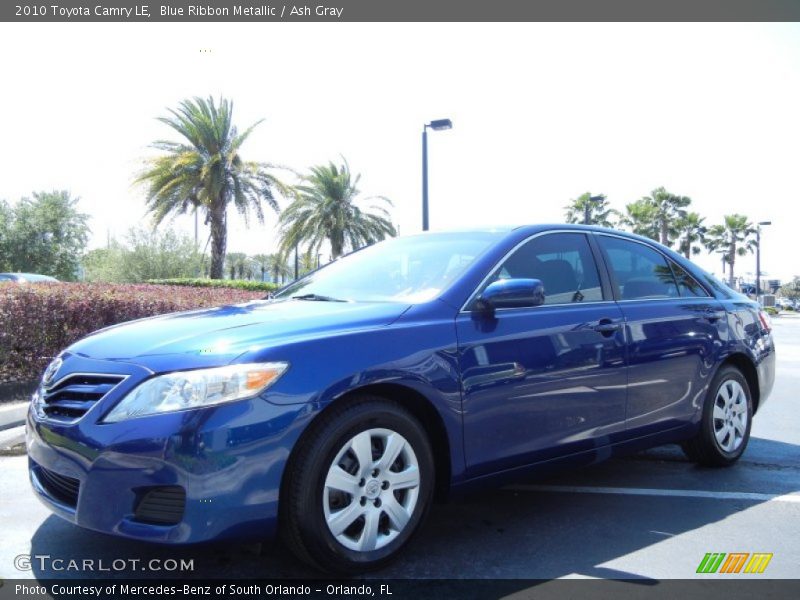 Blue Ribbon Metallic / Ash Gray 2010 Toyota Camry LE