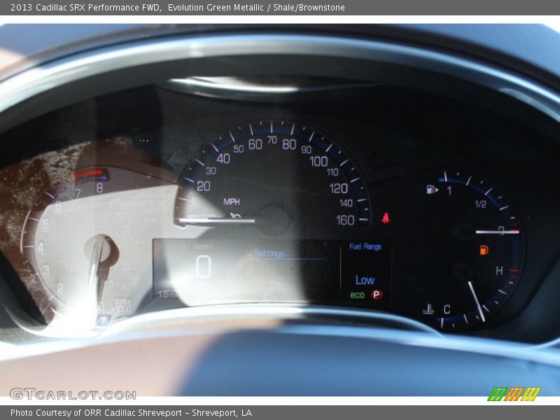 Evolution Green Metallic / Shale/Brownstone 2013 Cadillac SRX Performance FWD