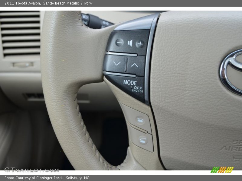 Sandy Beach Metallic / Ivory 2011 Toyota Avalon