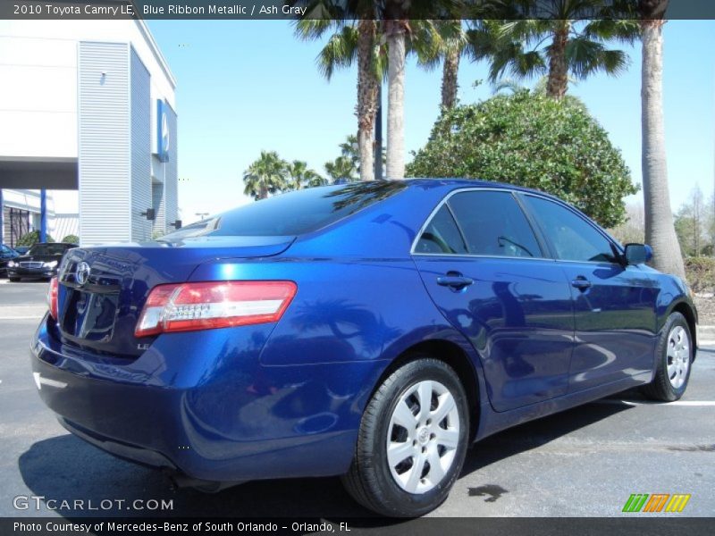 Blue Ribbon Metallic / Ash Gray 2010 Toyota Camry LE