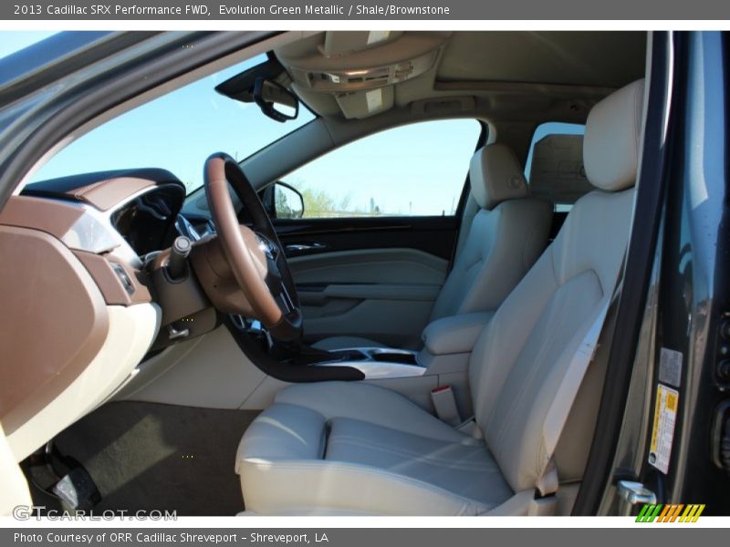 Evolution Green Metallic / Shale/Brownstone 2013 Cadillac SRX Performance FWD