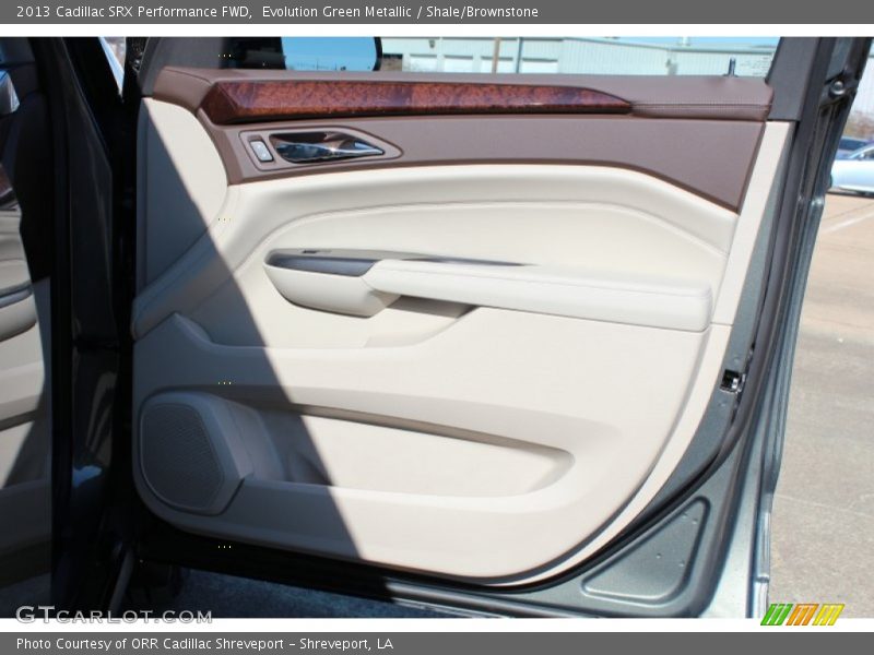 Evolution Green Metallic / Shale/Brownstone 2013 Cadillac SRX Performance FWD