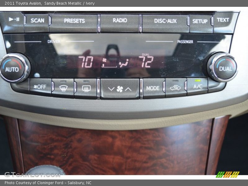 Sandy Beach Metallic / Ivory 2011 Toyota Avalon