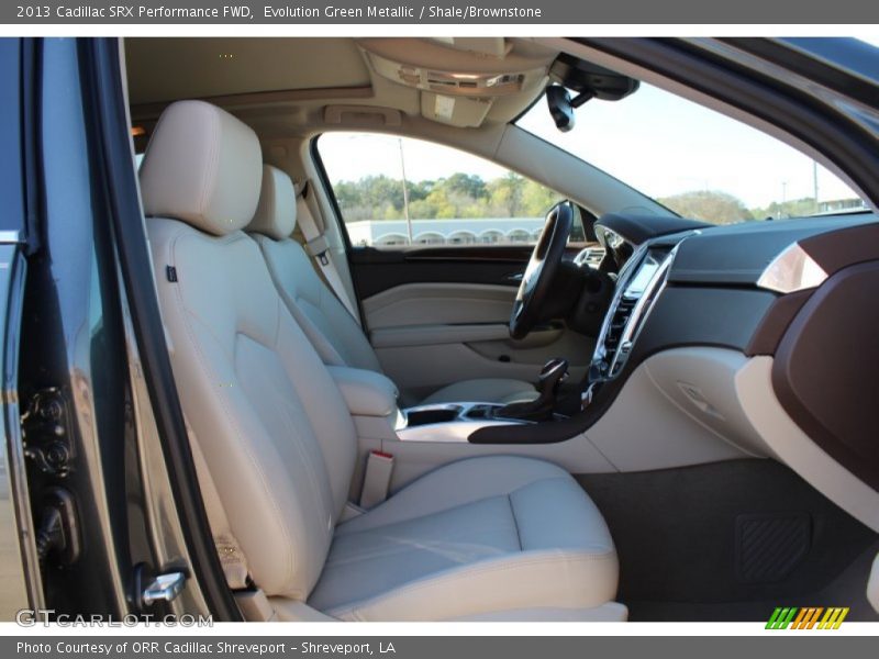Evolution Green Metallic / Shale/Brownstone 2013 Cadillac SRX Performance FWD