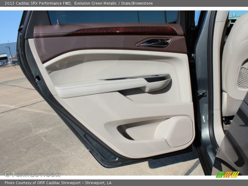 Evolution Green Metallic / Shale/Brownstone 2013 Cadillac SRX Performance FWD