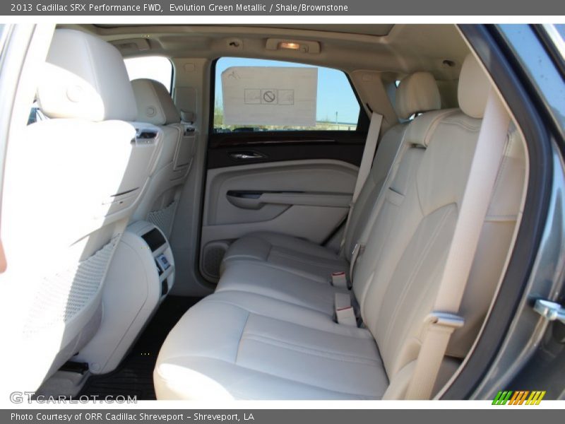 Evolution Green Metallic / Shale/Brownstone 2013 Cadillac SRX Performance FWD