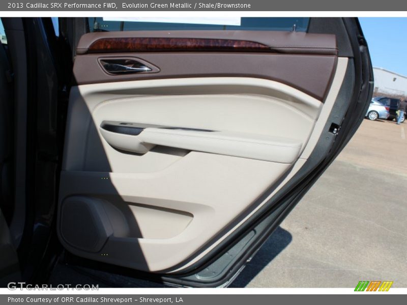 Evolution Green Metallic / Shale/Brownstone 2013 Cadillac SRX Performance FWD