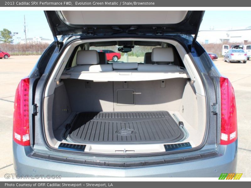Evolution Green Metallic / Shale/Brownstone 2013 Cadillac SRX Performance FWD