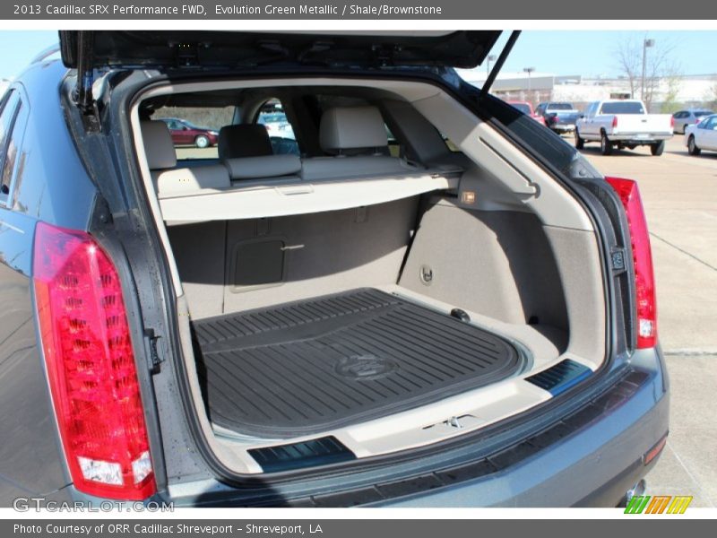 Evolution Green Metallic / Shale/Brownstone 2013 Cadillac SRX Performance FWD