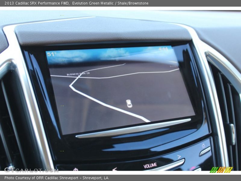 Evolution Green Metallic / Shale/Brownstone 2013 Cadillac SRX Performance FWD