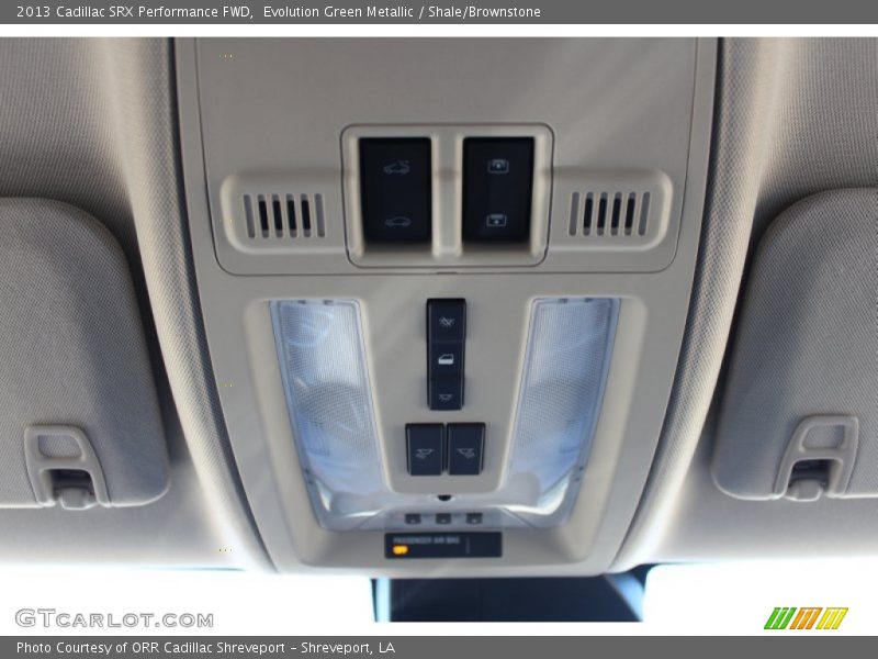 Evolution Green Metallic / Shale/Brownstone 2013 Cadillac SRX Performance FWD