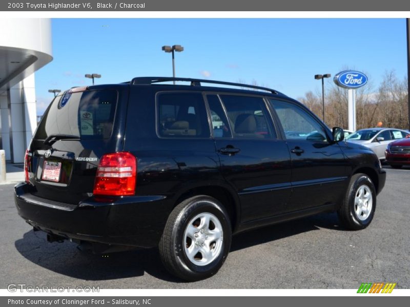 Black / Charcoal 2003 Toyota Highlander V6