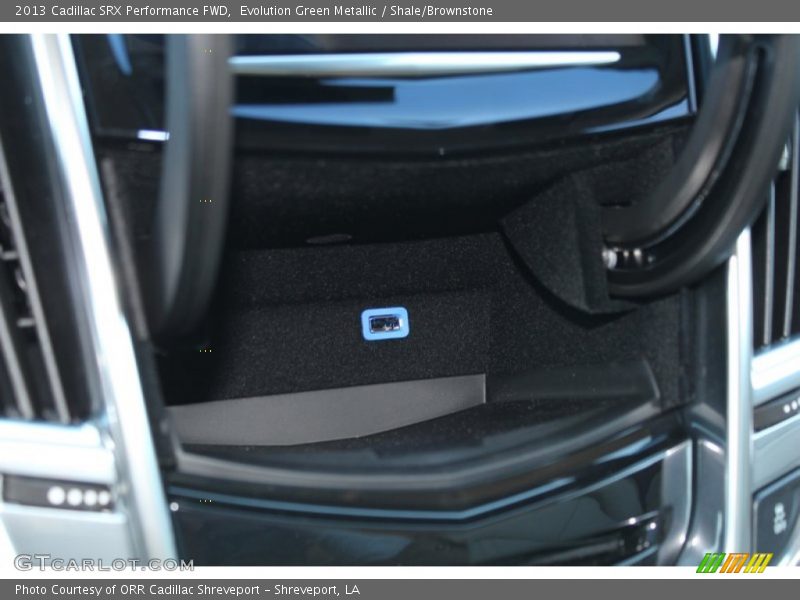 Evolution Green Metallic / Shale/Brownstone 2013 Cadillac SRX Performance FWD
