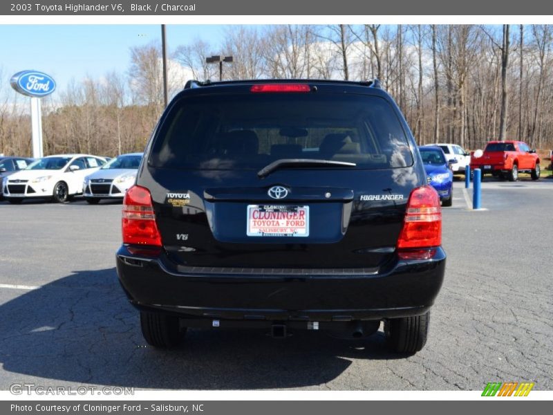 Black / Charcoal 2003 Toyota Highlander V6