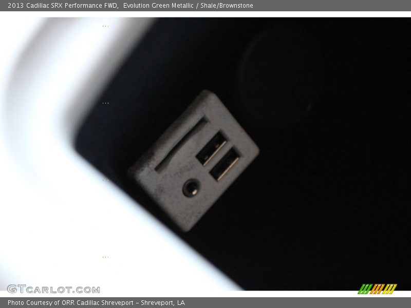 Evolution Green Metallic / Shale/Brownstone 2013 Cadillac SRX Performance FWD
