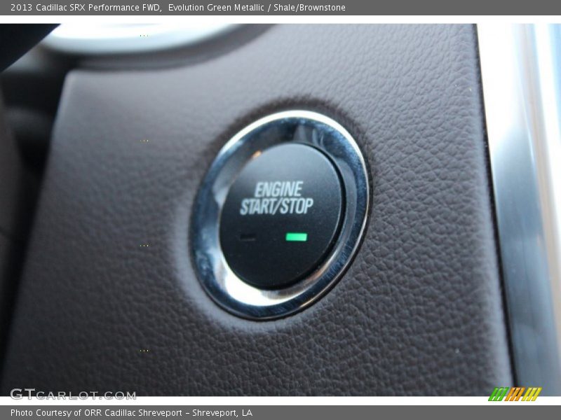 Evolution Green Metallic / Shale/Brownstone 2013 Cadillac SRX Performance FWD