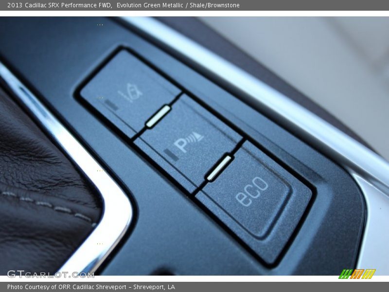 Evolution Green Metallic / Shale/Brownstone 2013 Cadillac SRX Performance FWD
