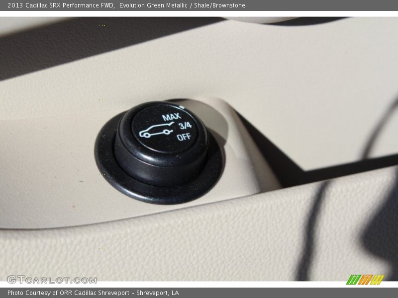 Evolution Green Metallic / Shale/Brownstone 2013 Cadillac SRX Performance FWD