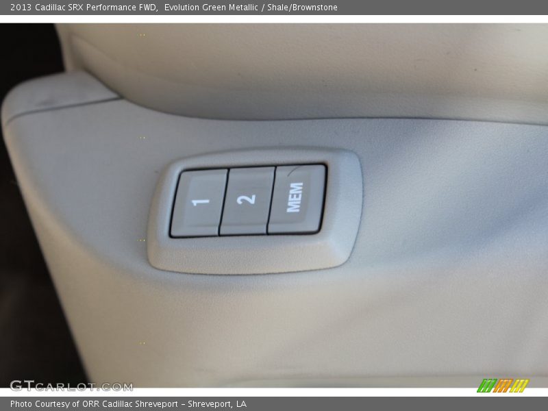 Evolution Green Metallic / Shale/Brownstone 2013 Cadillac SRX Performance FWD