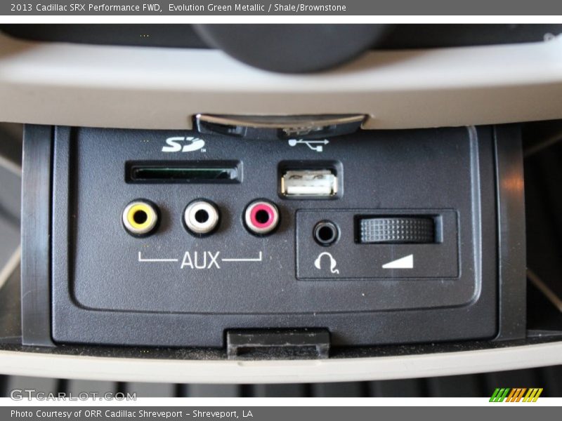 Evolution Green Metallic / Shale/Brownstone 2013 Cadillac SRX Performance FWD