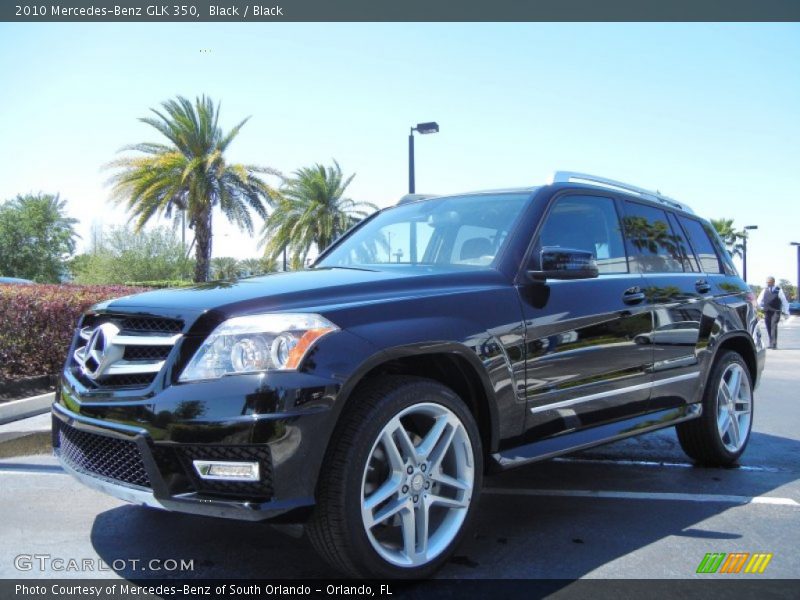 Black / Black 2010 Mercedes-Benz GLK 350