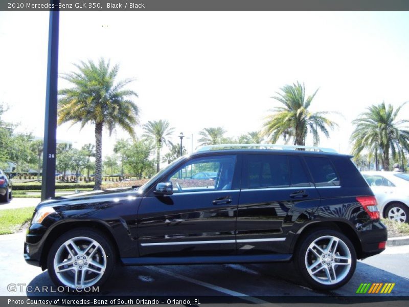 Black / Black 2010 Mercedes-Benz GLK 350