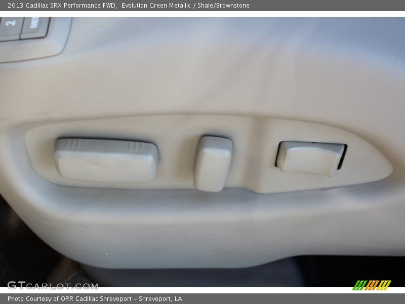 Evolution Green Metallic / Shale/Brownstone 2013 Cadillac SRX Performance FWD