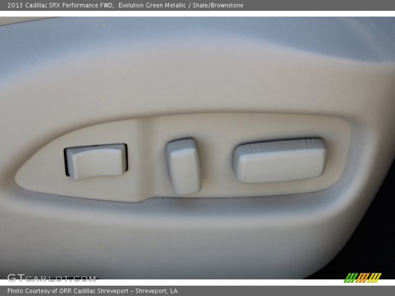 Evolution Green Metallic / Shale/Brownstone 2013 Cadillac SRX Performance FWD