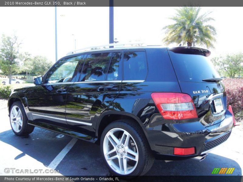 Black / Black 2010 Mercedes-Benz GLK 350