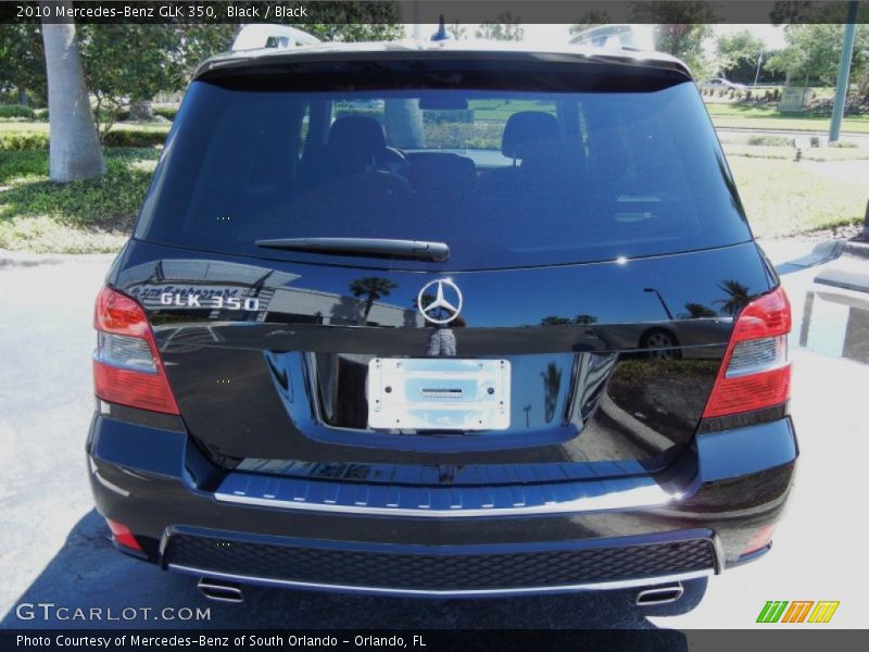 Black / Black 2010 Mercedes-Benz GLK 350