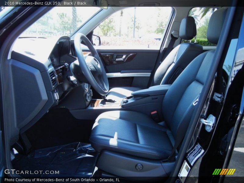 Black / Black 2010 Mercedes-Benz GLK 350