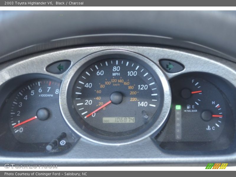  2003 Highlander V6 V6 Gauges