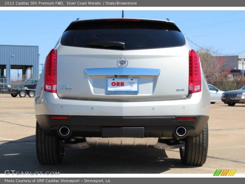 Silver Coast Metallic / Shale/Brownstone 2013 Cadillac SRX Premium FWD