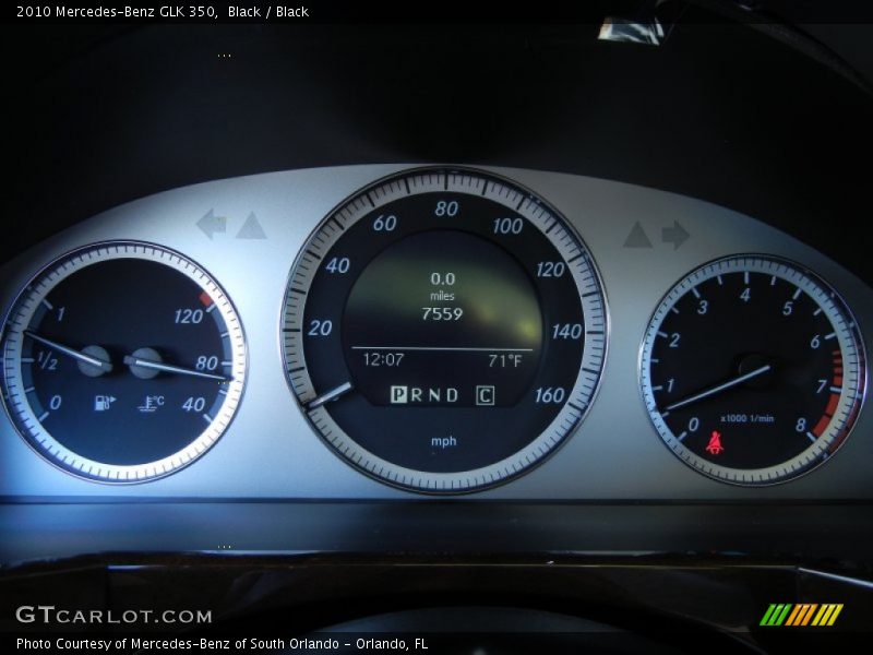 Black / Black 2010 Mercedes-Benz GLK 350