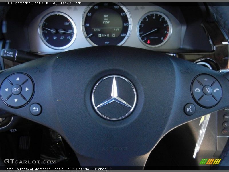 Black / Black 2010 Mercedes-Benz GLK 350