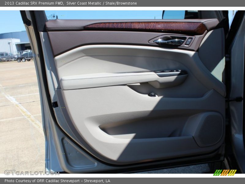 Silver Coast Metallic / Shale/Brownstone 2013 Cadillac SRX Premium FWD