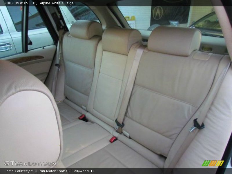 Alpine White / Beige 2002 BMW X5 3.0i