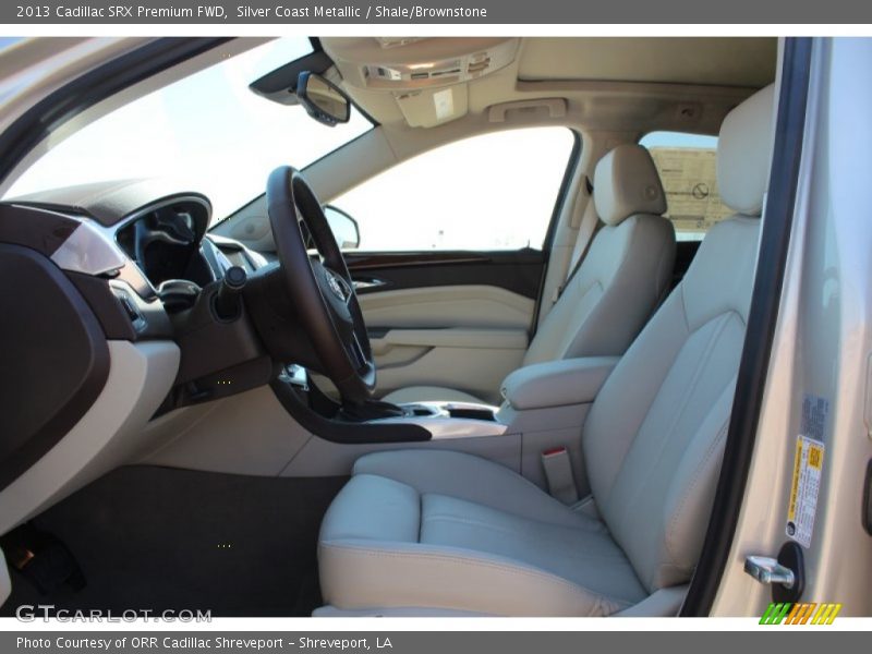 Silver Coast Metallic / Shale/Brownstone 2013 Cadillac SRX Premium FWD