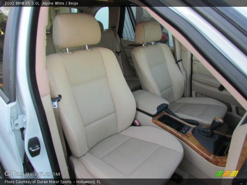 Alpine White / Beige 2002 BMW X5 3.0i