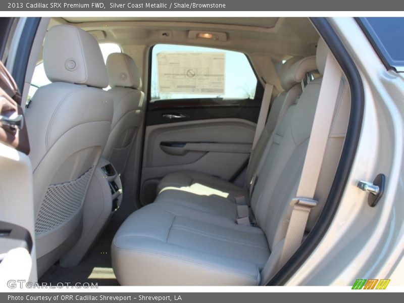 Silver Coast Metallic / Shale/Brownstone 2013 Cadillac SRX Premium FWD