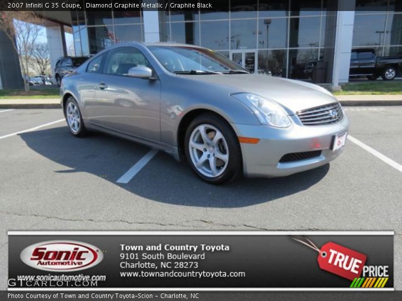 Diamond Graphite Metallic / Graphite Black 2007 Infiniti G 35 Coupe