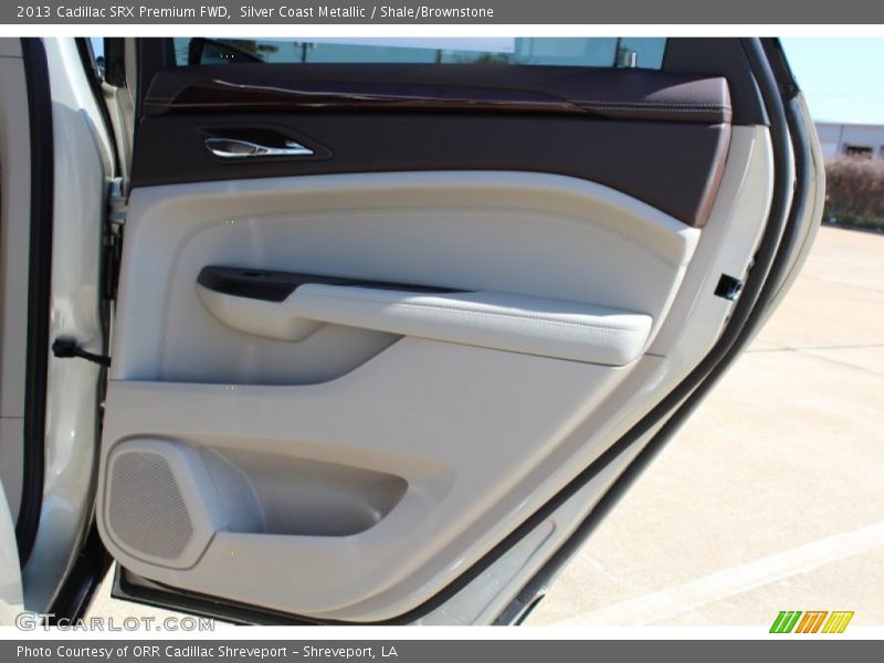 Silver Coast Metallic / Shale/Brownstone 2013 Cadillac SRX Premium FWD