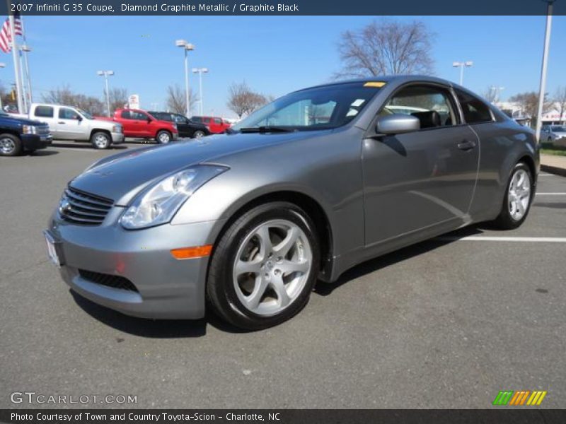 Diamond Graphite Metallic / Graphite Black 2007 Infiniti G 35 Coupe