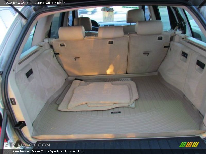 Alpine White / Beige 2002 BMW X5 3.0i
