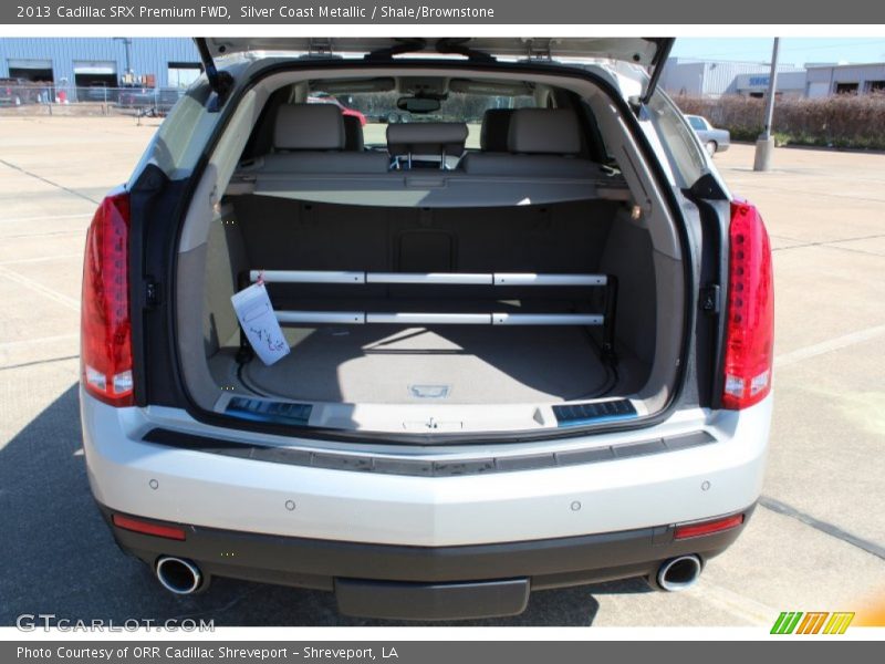 Silver Coast Metallic / Shale/Brownstone 2013 Cadillac SRX Premium FWD