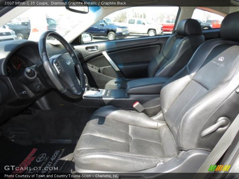 Diamond Graphite Metallic / Graphite Black 2007 Infiniti G 35 Coupe